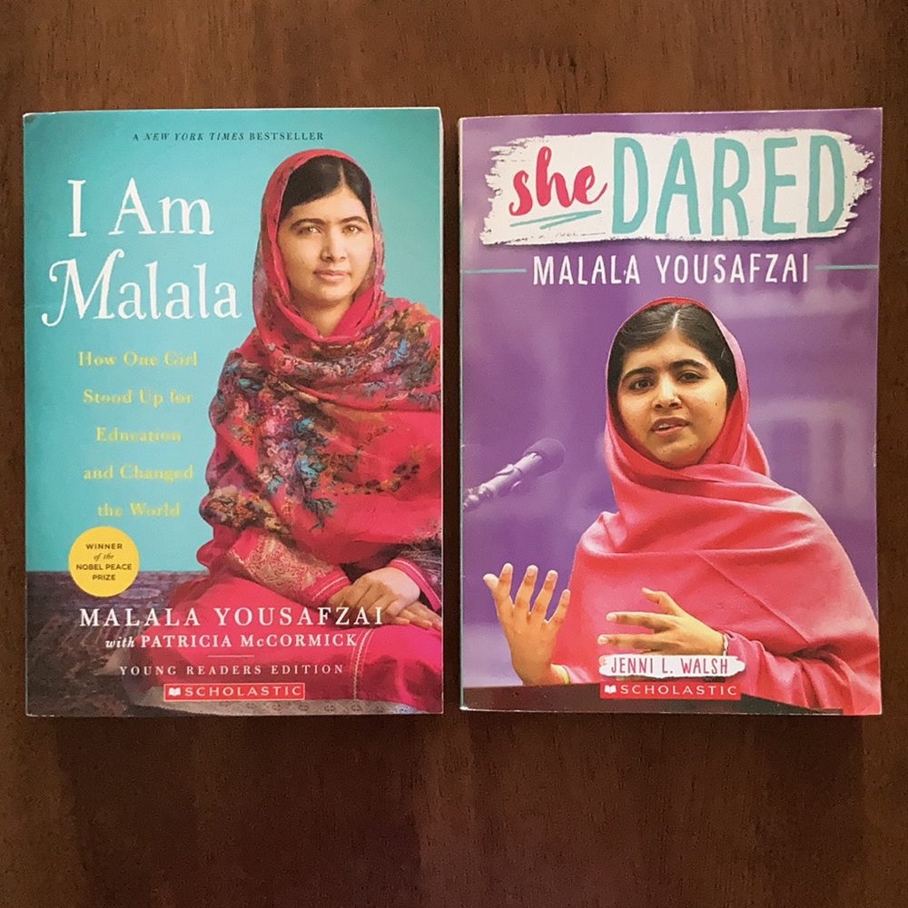 SCHOLASTIC 2 Malala books